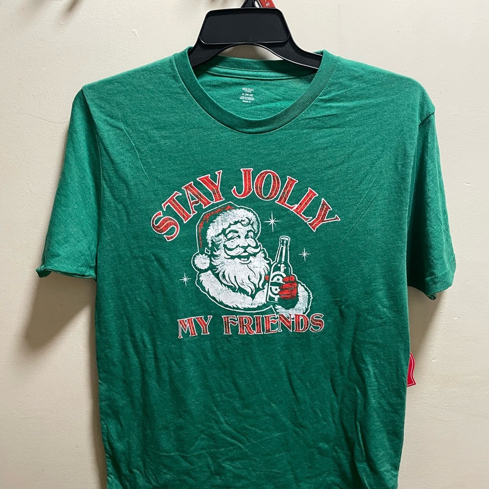 Holiday Time Green Graphic Tee
